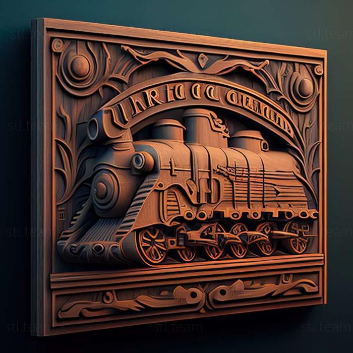 3D model Railroad Corporation game (STL)